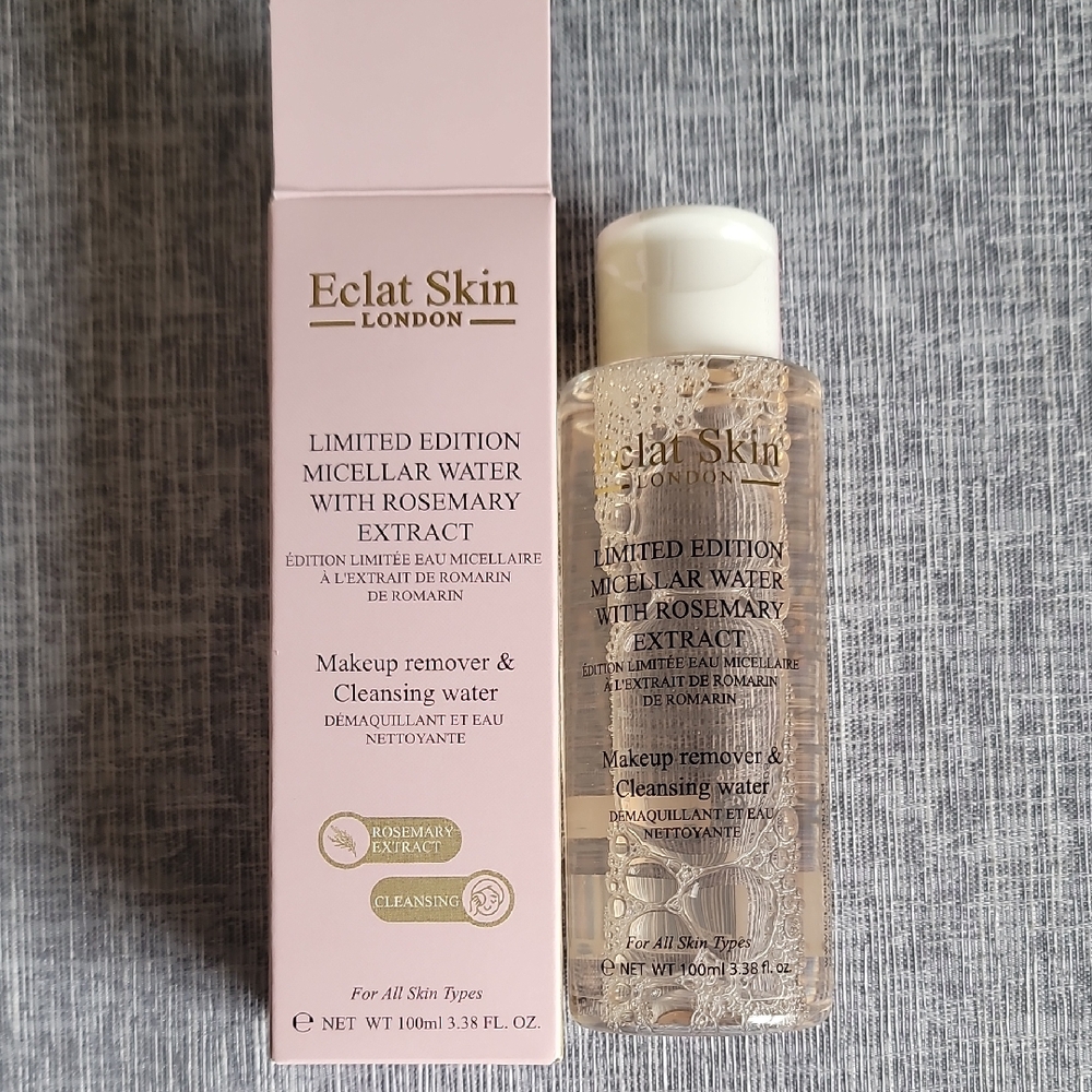 Eclat Skin London Limited Edition Micellae Water Rosemary Extract 3.38fl Oz New